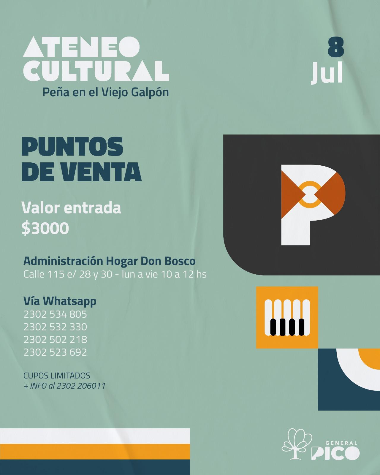 A PURO FOLKLORE: MAÑANA ACOMPAÑÁ AL HOGAR DON BOSCO EN LA PEÑA PATRIA DEL VIEJO GALPÓN