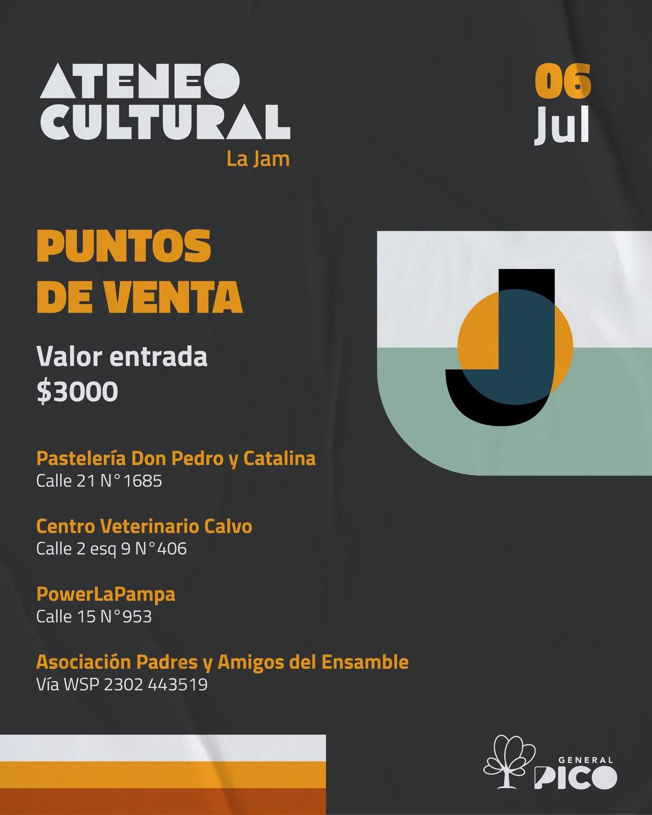 ÚLTIMA SEMANA PARA ADQUIRIR TUS ENTRADAS PARA LA JAM DE ESTE SÁBADO